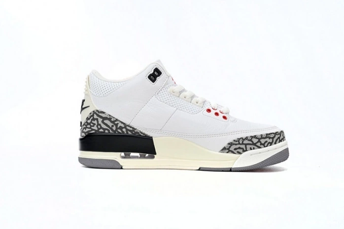 Rep DN3707-100 Cement Retro 3 White Jordan Reimagined 0707